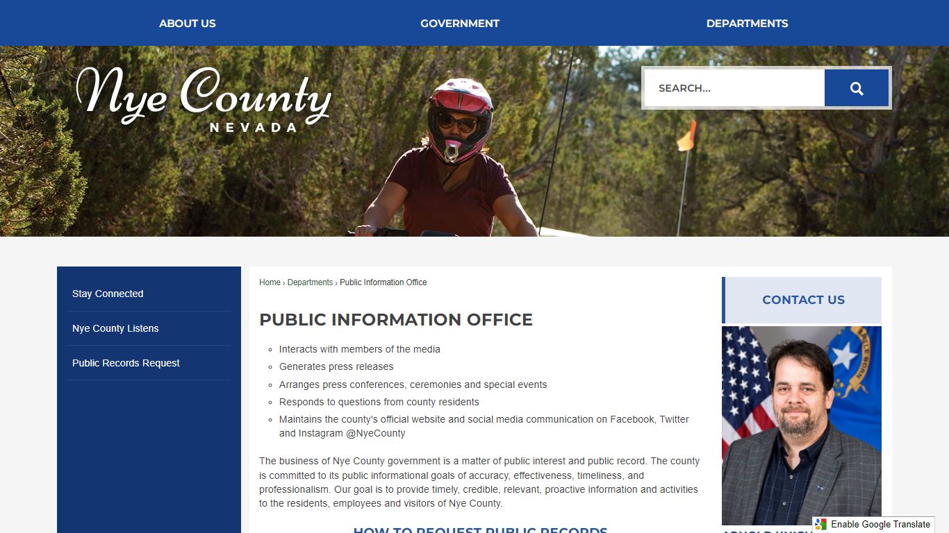 Public Information Office | Nye County, NV Official Website